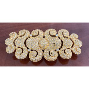 Vintage Doreen Ryan Gold Tone Belt Buckle DR 93